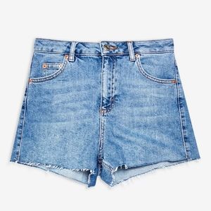 Topshop denim mom shorts
